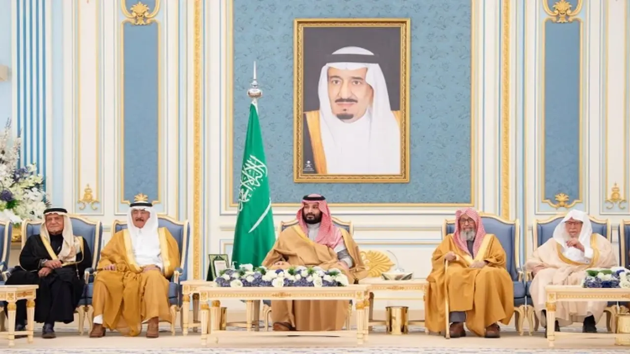 بشأن المهنئين.. الأمير محمد بن سلمان يستقبل ضيوفه في قصر اليمامة بجدة